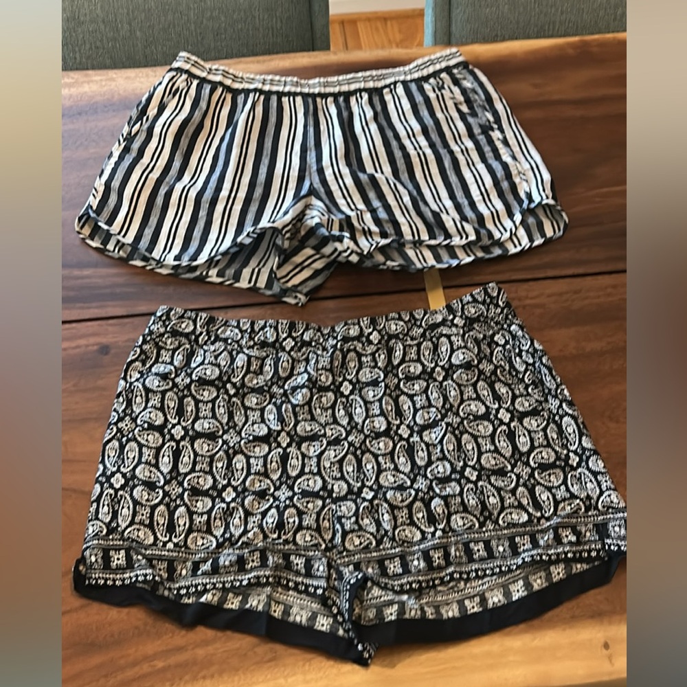 Madewell Striped and Paisley Patterned Shorts Set